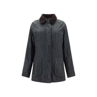 Barbour Bicolor Cotton Clothing In Black