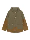Barbour Hayley Hooded Showerproof Parka Drawstring In Green