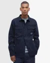 Barbour Bidlam Mens Overshirt In Blue