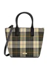 Barbour Birch Check-pattern Tote Bag In Multi
