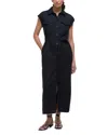Barbour Birdie Button Front Maxi Dress In Black