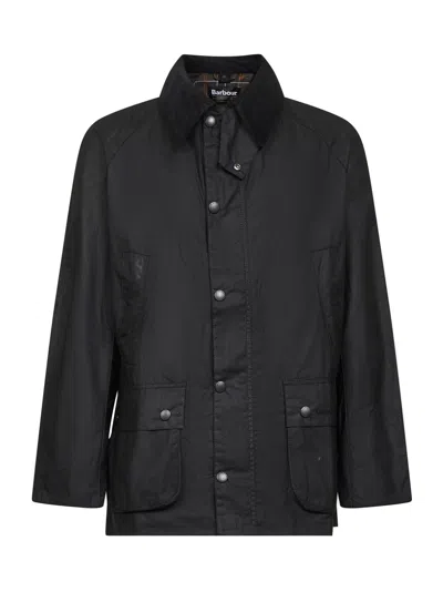 Barbour Black Ashby Waxed Jacket