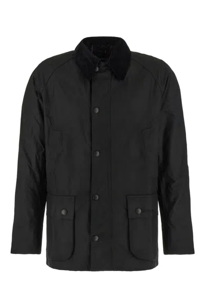 Barbour Black Cotton Ashby Jacket