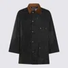 Barbour Stylish Outerwear Featuring Corduroy Collar And Flap Pockets In Green