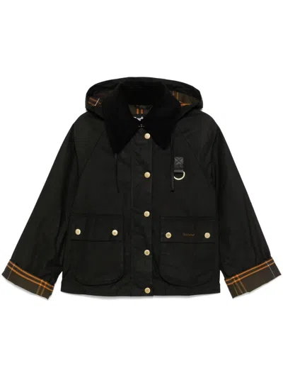 Barbour Black Cotton 'reighton' Jacket
