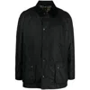 Barbour Ashby Realizzato In Cotone Cerato Sylkoil 203 G. Presenta Un Taglio Comodo. Chiusura Antivento Con B In Black