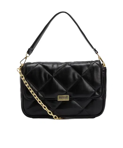 Barbour Black Minimalist Shoulder Bag