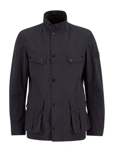 Barbour Black Mock Collar Jacket