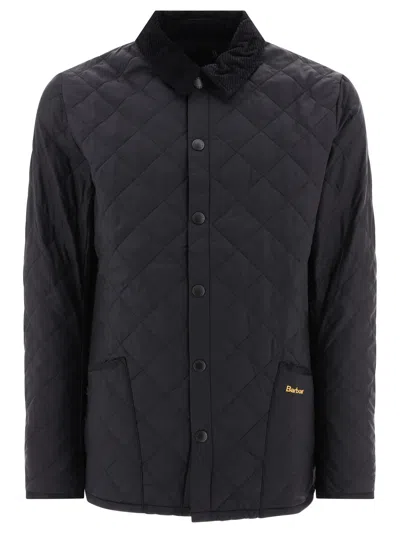 BARBOUR BARBOUR BLACK POLYAMIDE JACKET
