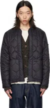 Barbour Re-engineered Utility Liddesdale Quilted Jacket In Black
