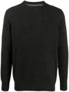 Barbour Tisbury Crewneck Knitted Jumper In Black