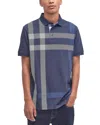 Barbour Blaine Tartan Polo In Navy