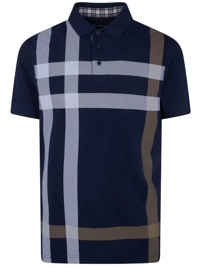 Barbour "blaine" Polo Shirt In Blue