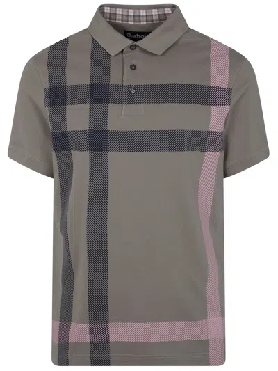 Barbour "blaine" Polo Shirt In Gray