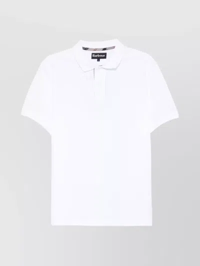 Barbour Blaine Polo Short Sleeves In White