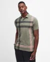 Barbour Blaine Tartan Mens Tailored Polo In Green