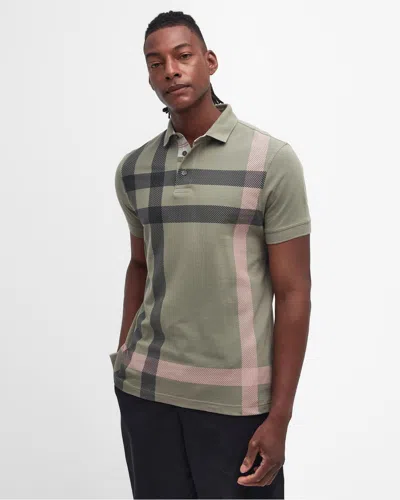 BARBOUR BLAINE TARTAN MENS TAILORED POLO
