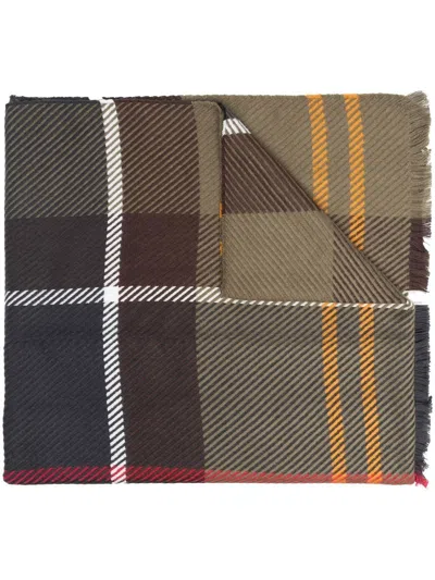 Barbour Blair Tartan Scarf In 褐色