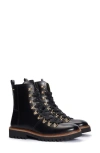 Barbour Blake Hiking Boot In Polished Black