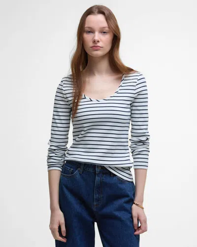 Barbour Blake Womens Top In Black