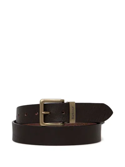 Barbour Blakely Buckle Belt In Brown