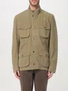 Barbour Corbridge Jacket Long Sleeves Multiple Pockets In Green