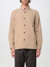 Barbour Light Brown Cotton Shirt In Grau