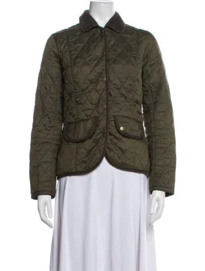 Pre-owned Barbour Blazer In Green