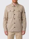 Barbour Buttoned Flap-pocket Overshirt In Neutral