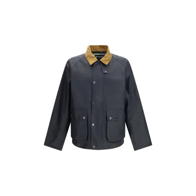 Barbour Blue Cotton Men's Coat