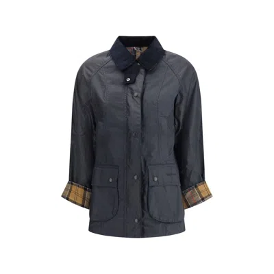 Barbour Blue Cotton Shell Jacket