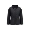 Barbour Blue Polyamide Shell Jacket In Black