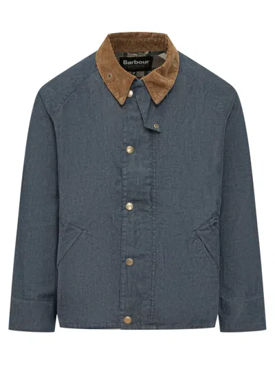 Barbour Blue Shirt Collar Jacket