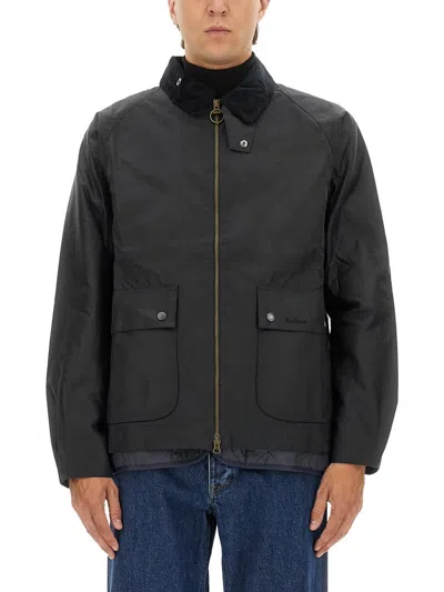 Barbour Blue Sports Jacket In White