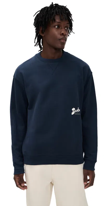 Barbour Blythe Crew Neck Sweatshirt Navy In Blue