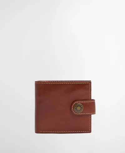 Barbour Bolam Leather Wallet In Brown