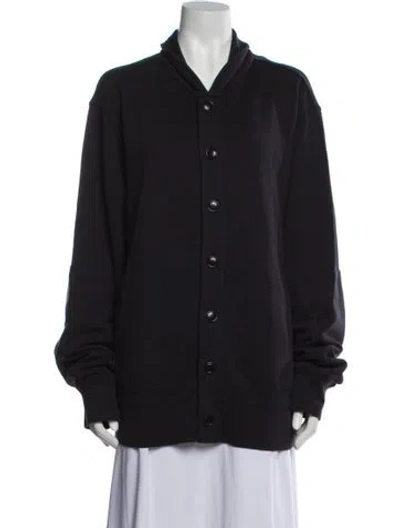 Pre-owned Barbour Bomber Jacket In Blue