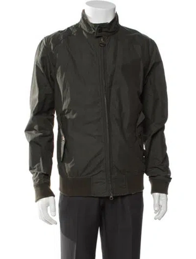 Pre-owned Barbour Bomber Jacket In Green