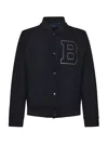 Barbour Logo-detail Bomber Jacket In Black