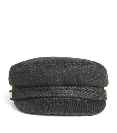 Barbour Bothal Baker Boy Cap In Grey