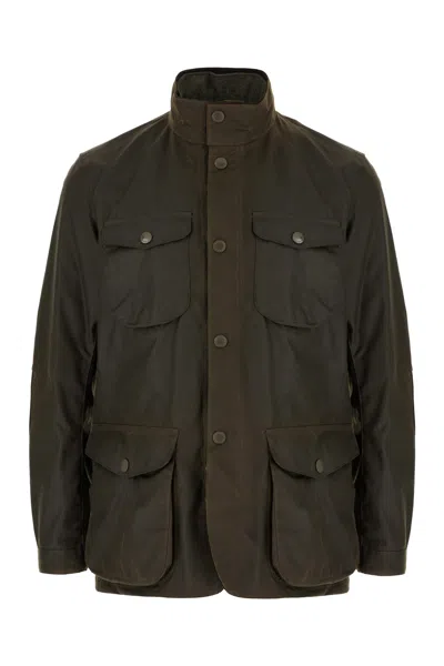 Barbour Bottle Green Cotton Ogston Jacket