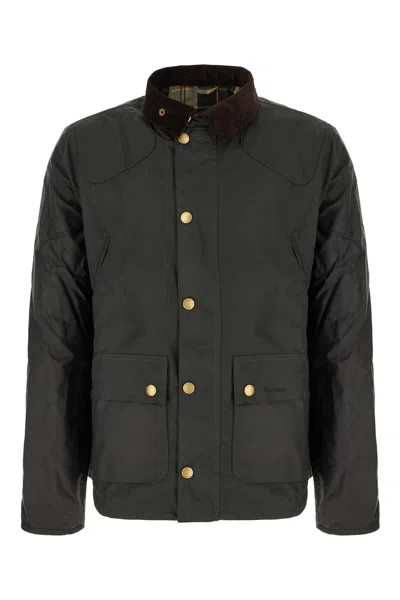 Barbour Bottle Green Cotton Reelin Jacket
