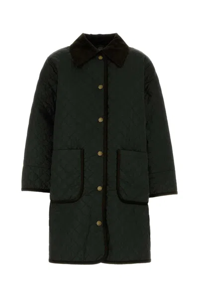 Barbour Bottle Green Polyester Carly Jacket