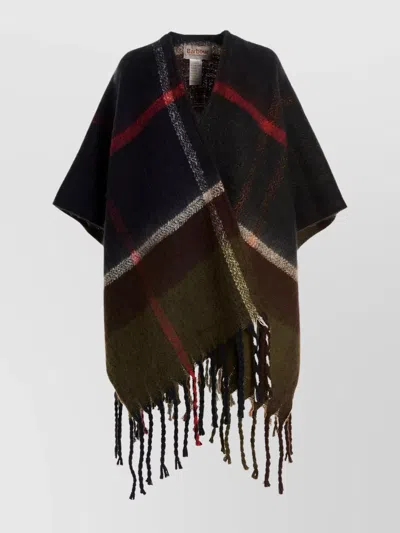 Barbour Isla Boucle Serape Cape In Multicolor