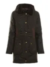 Barbour Bower Wax Jacket In Green