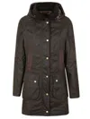 Barbour Bower Wax Jacket In Green