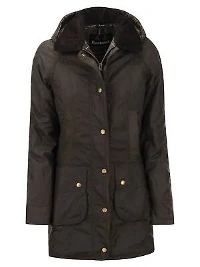 Pre-owned Barbour Bower Wax Jacket In Green