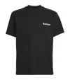 Barbour Bowery Logo T-shirt In Black