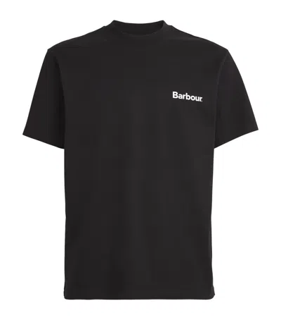 Barbour Bowery Logo T-shirt In Black