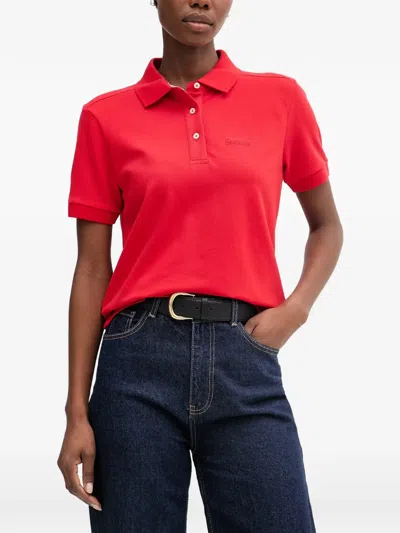 Barbour Bowford Polo Top In Red